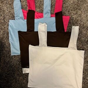 Stylish Women's Multi-Color Tank Tops set of 4